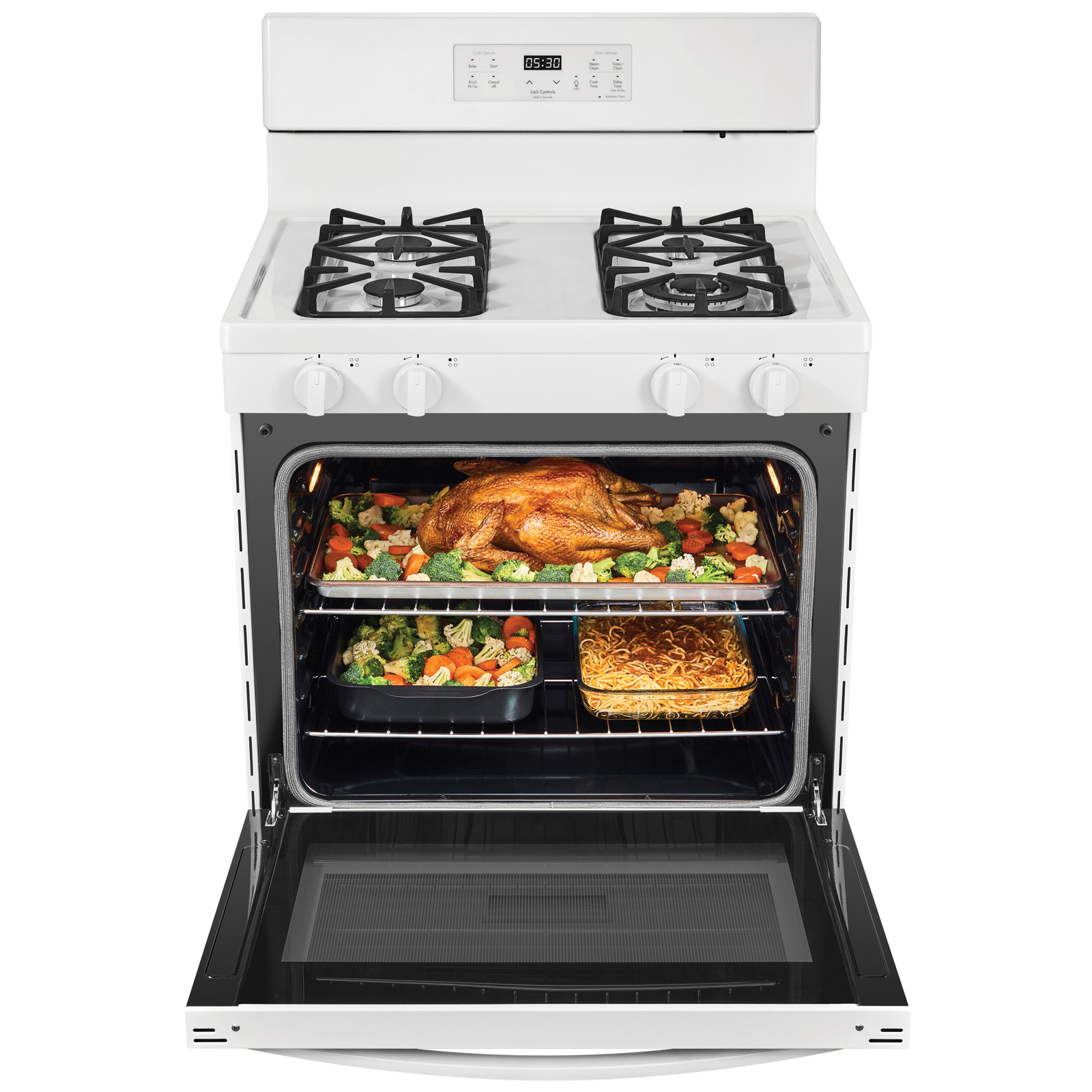 Thumbnail for 5.2 cu. ft. Gas Range with Steam Clean  White