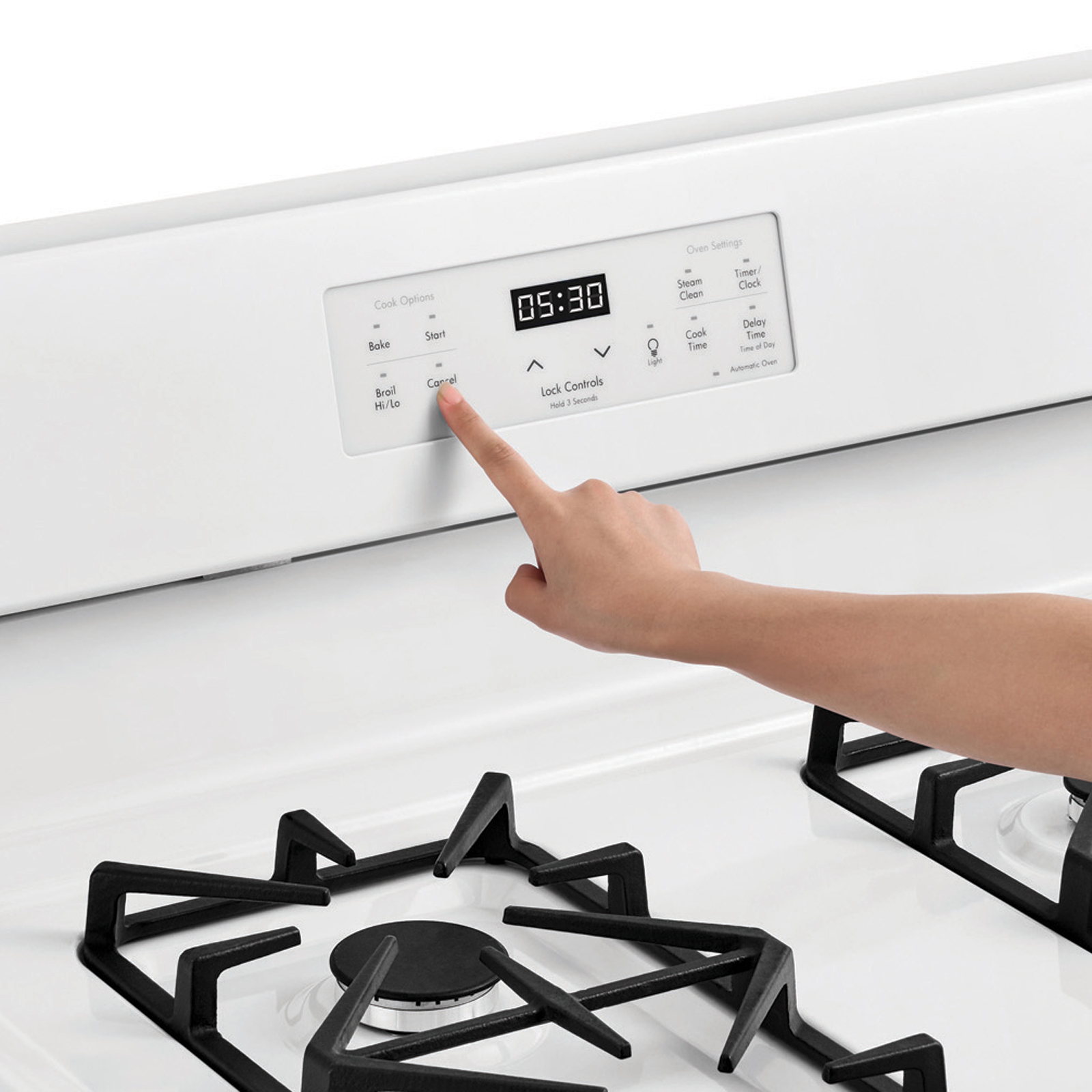 Thumbnail for 5.2 cu. ft. Gas Range with Steam Clean  White