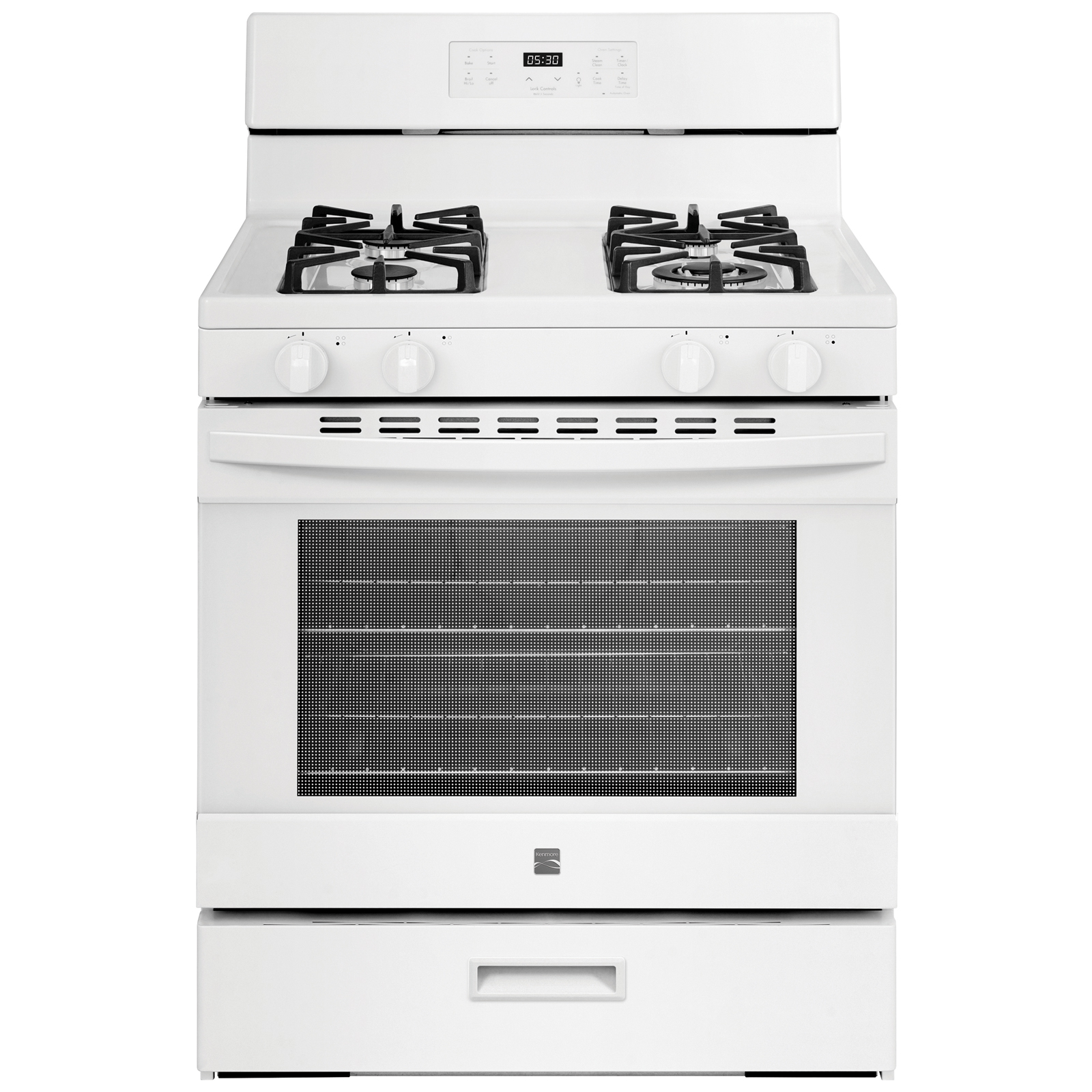 5.2 cu. ft. Gas Range with Steam Clean  White