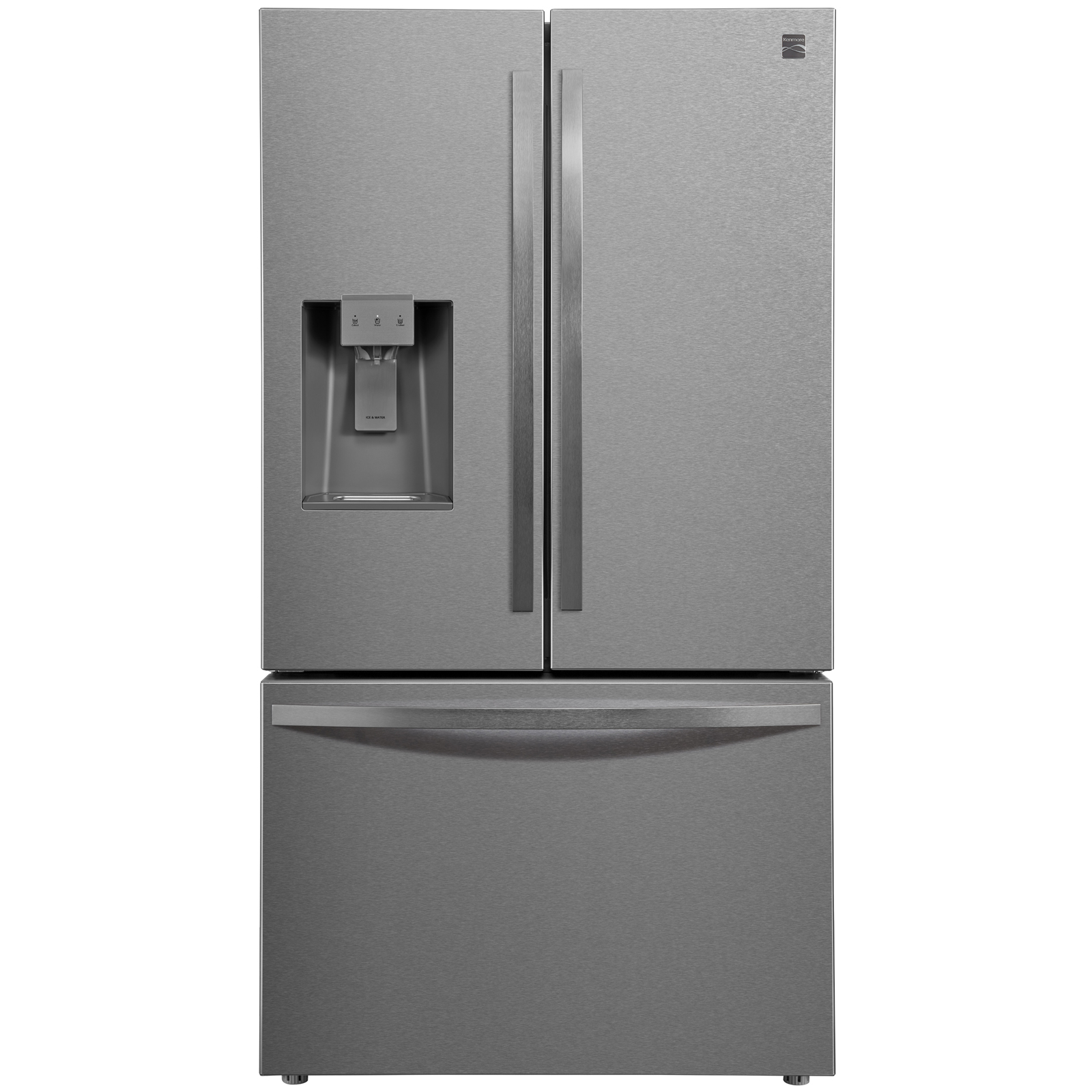Kenmore 75625 French Door Refrigerator with Dual EvaporatorFingerprintResistant Stainless Steel  286 cu ft