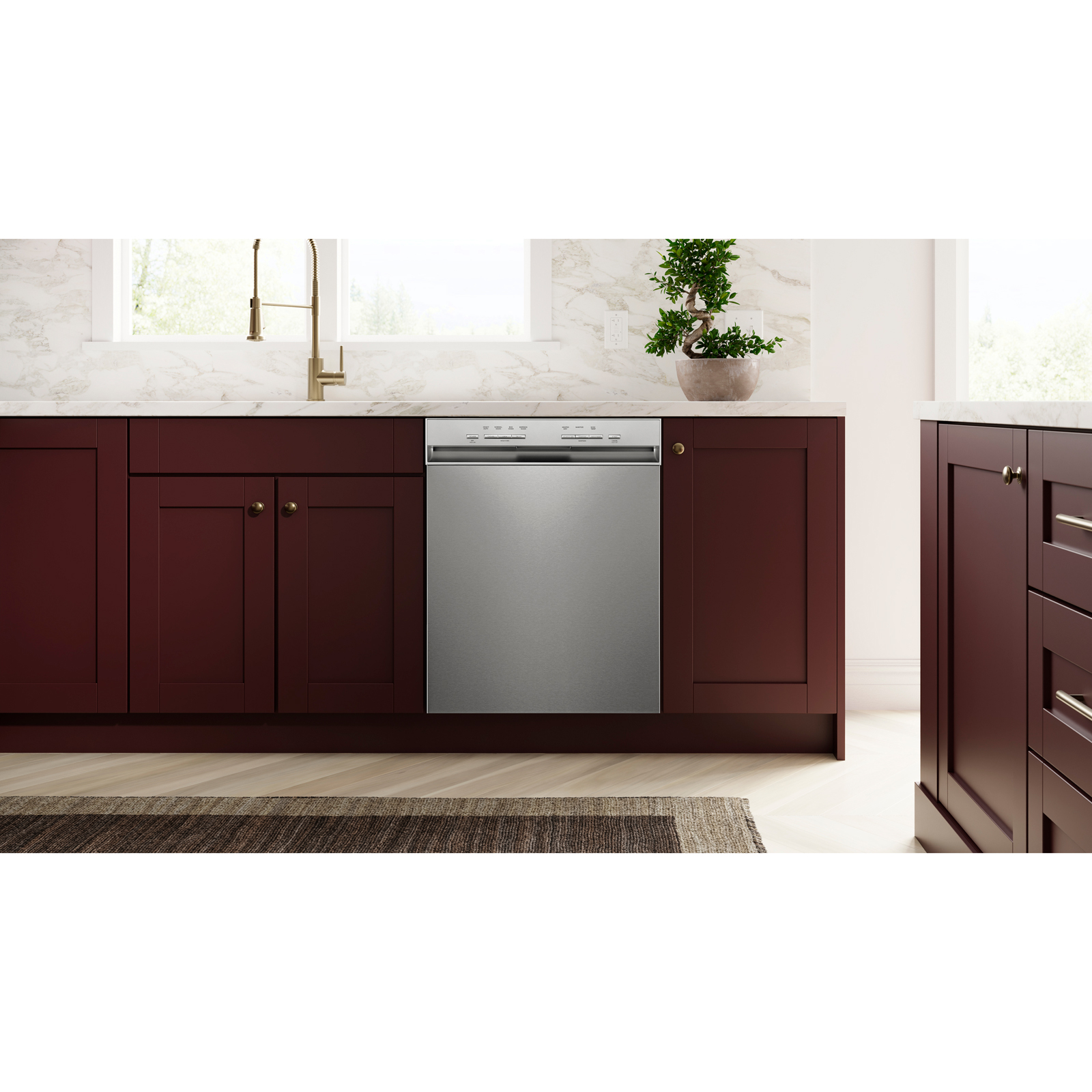 Thumbnail for 24" Built-in Dishwasher with UltraWash® System and 54 dBA Quiet Package  Stainless Steel with Fingerprint Resistance