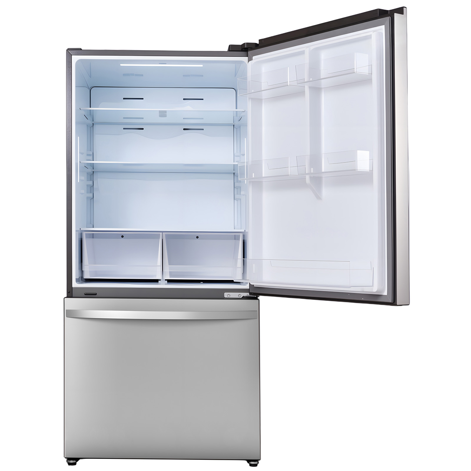 Thumbnail for 22.3 cu. ft. Bottom Freezer Refrigerator  Fingerprint-Resistant Stainless Steel & Pull-out Freezer Drawer, ENERGY STAR®