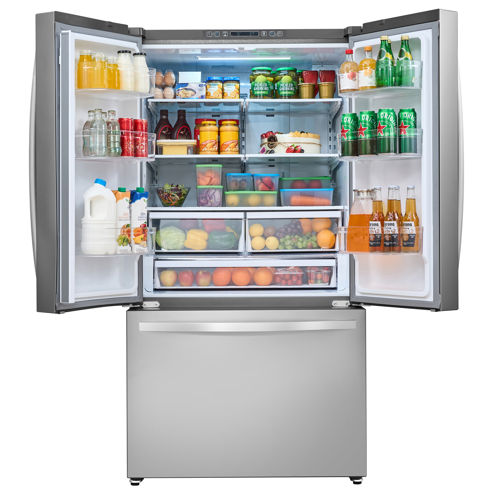 Thumbnail for 26.6 cu. ft. French Door Refrigerator  Fingerprint-Resistant Stainless Steel