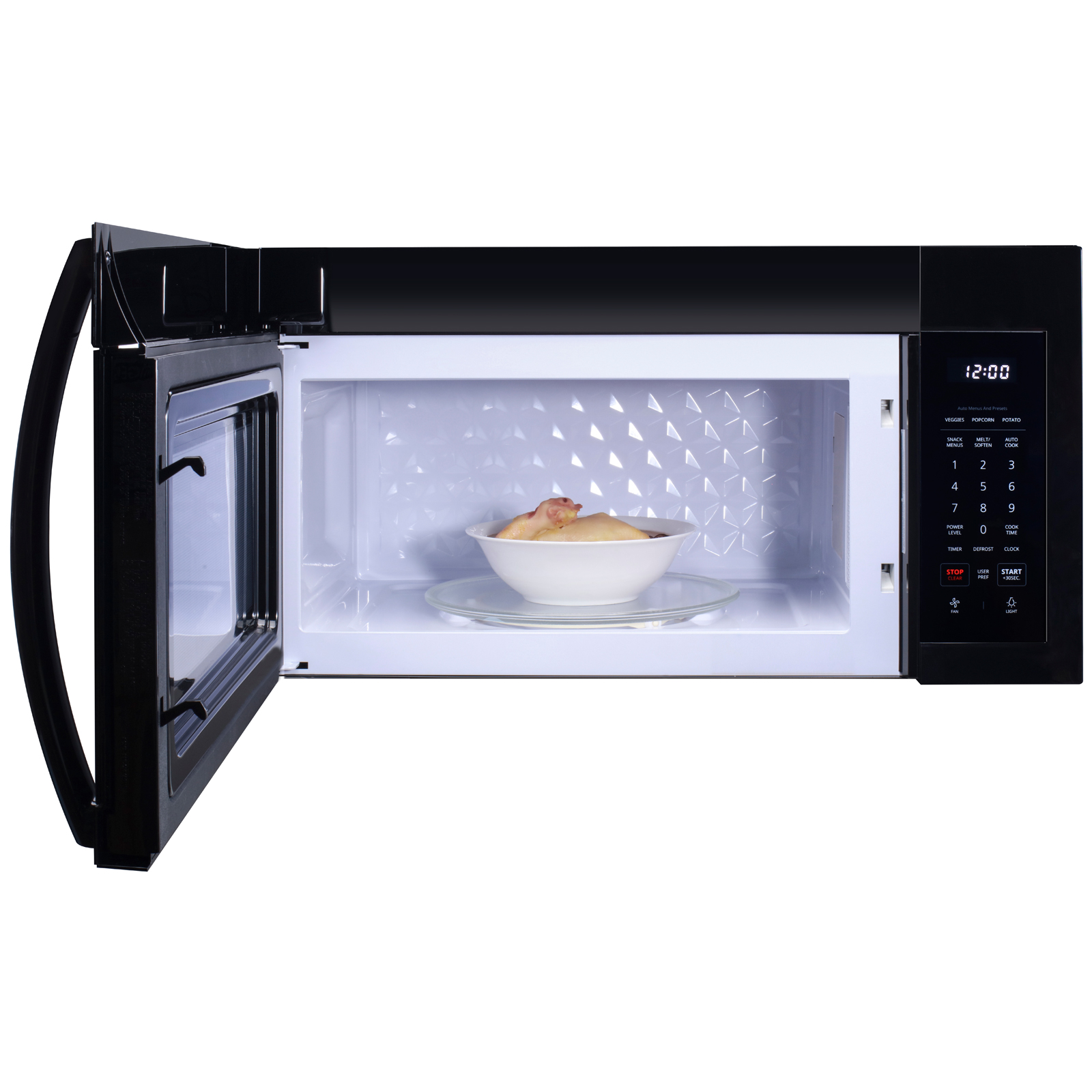 Thumbnail for 1.7 cu. ft. Over-the-Range Microwave with Precision Set Controls  Black