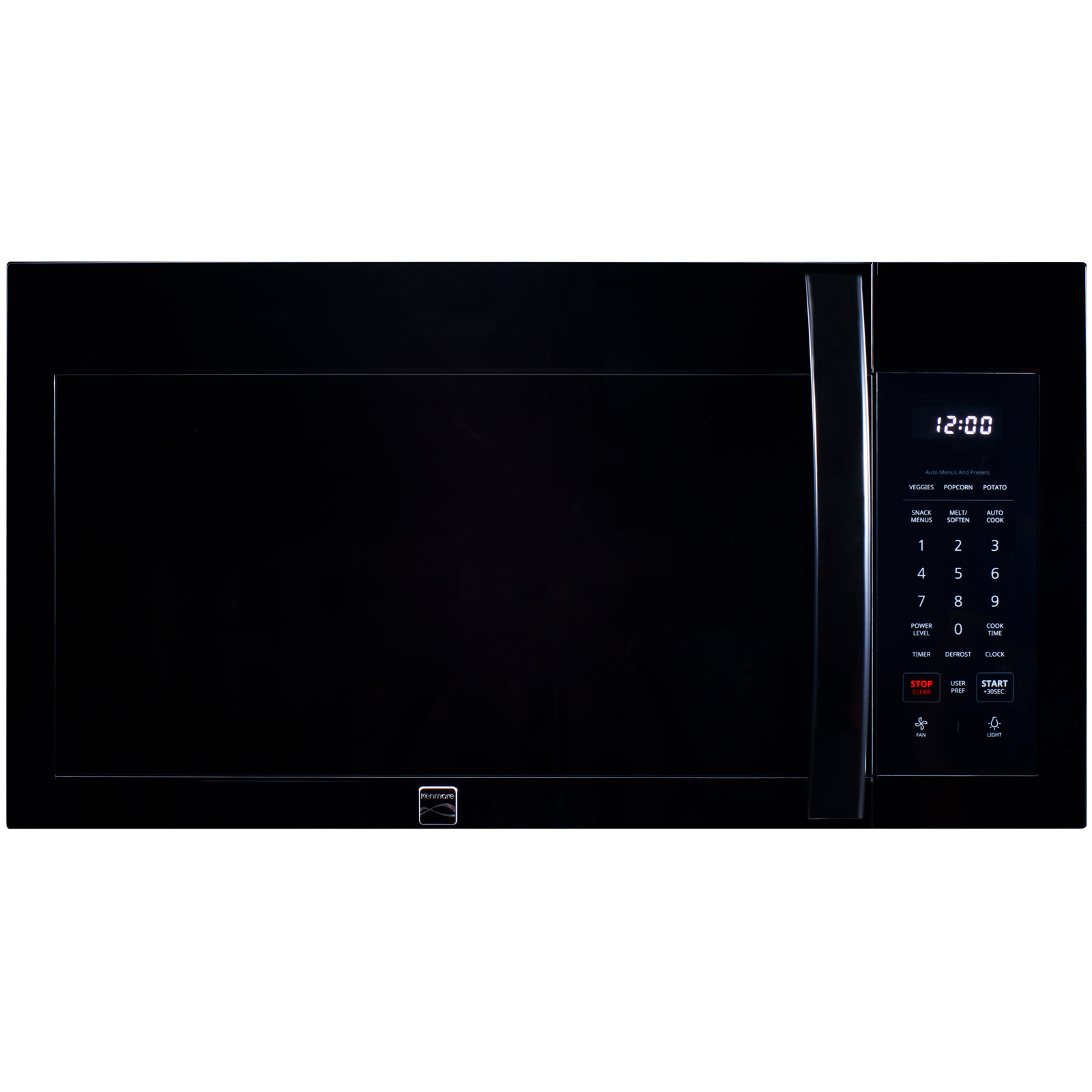 1.7 cu. ft. Over-the-Range Microwave with Precision Set Controls  Black