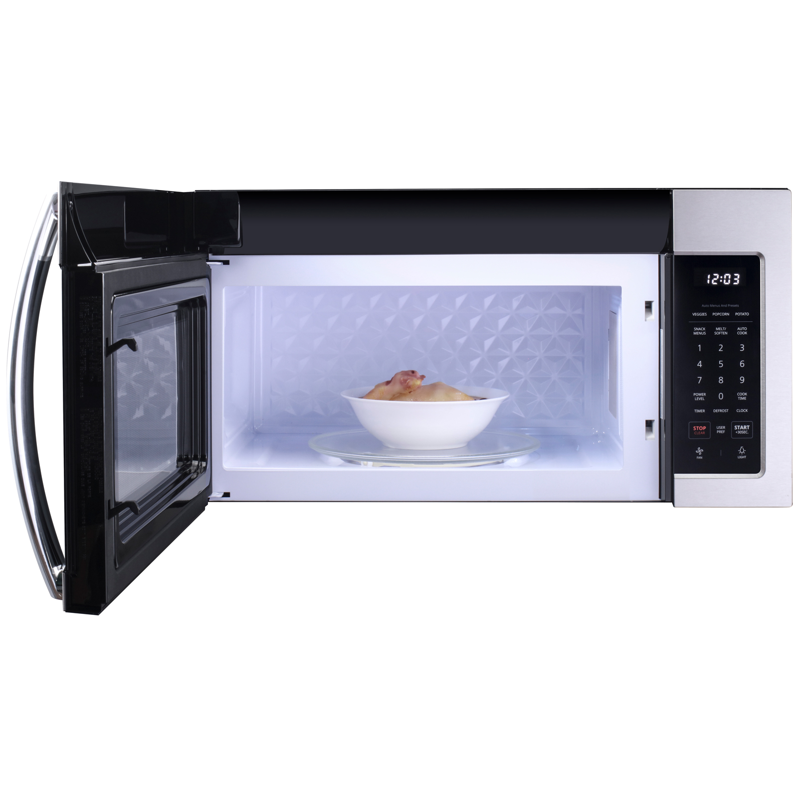 Thumbnail for 1.7 cu. ft. Over-the-Range Microwave with Precision Set Controls  Stainless Steel