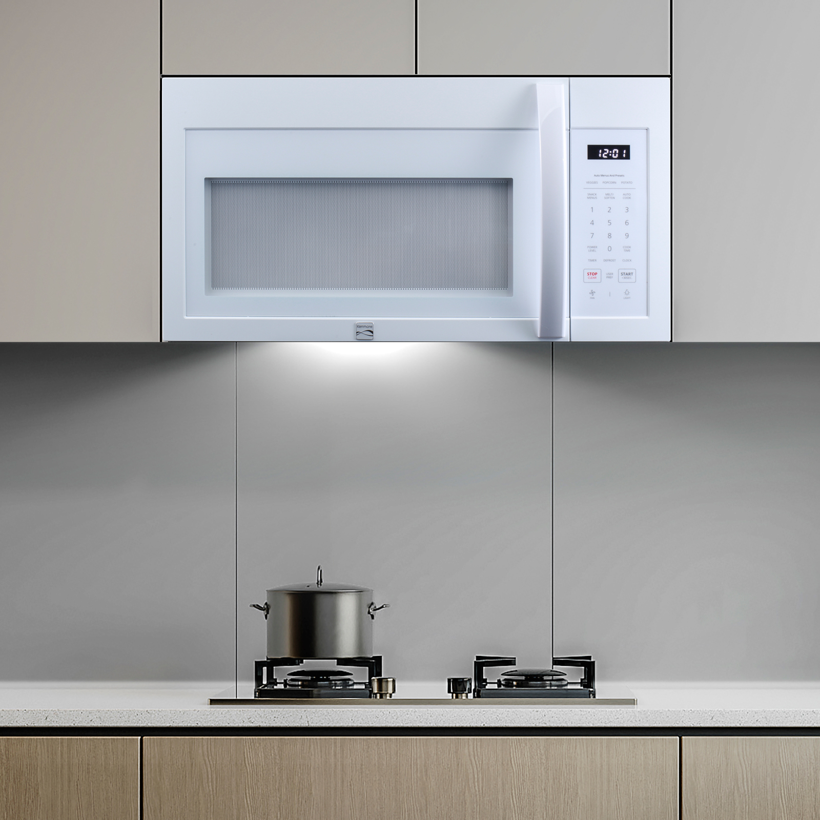 Thumbnail for 1.7 cu. ft. Over-the-Range Microwave with Precision Set Controls  White