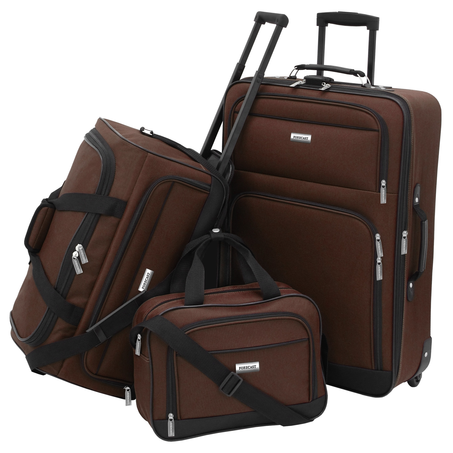 Forecast Catalina 3 Piece Luggage Set - Brown