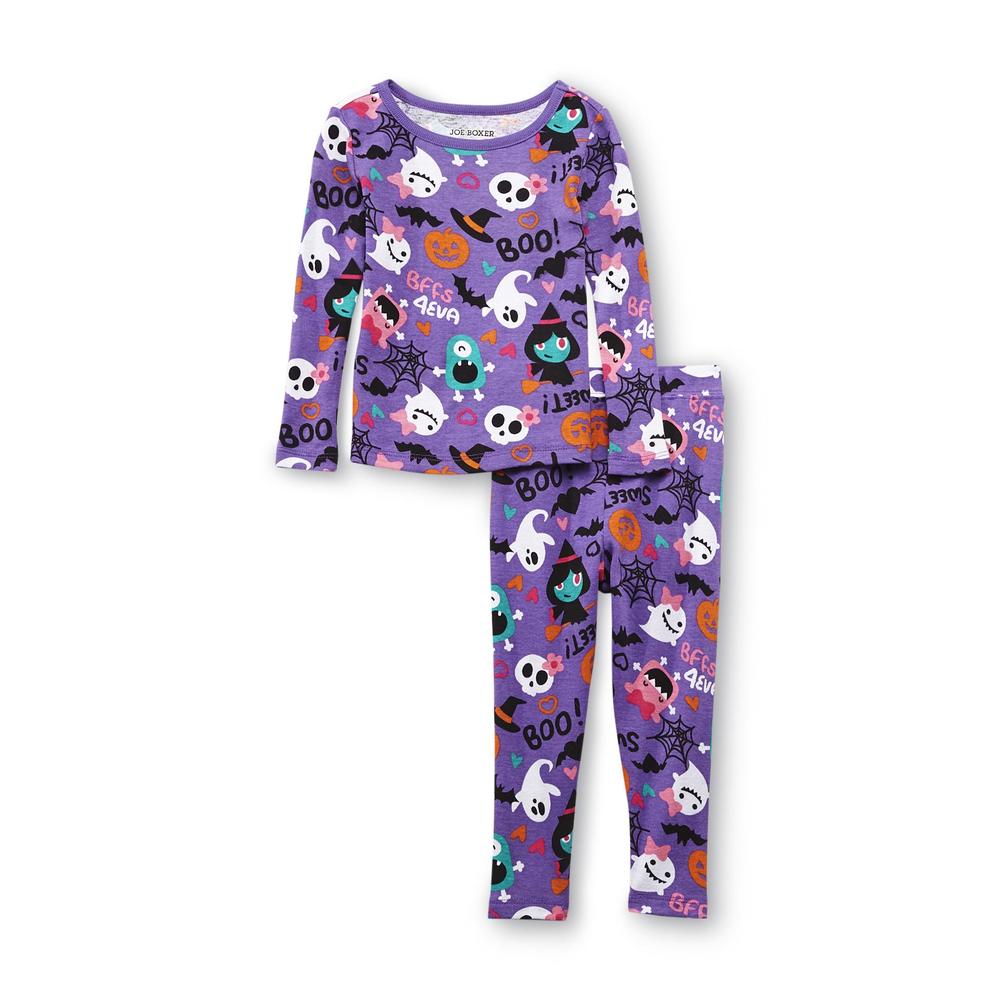 Joe Boxer Infant & Toddler Girl's 2-Pairs Pajamas - Skeletons