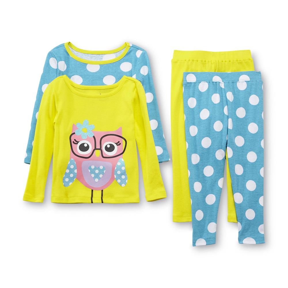 Joe Boxer Infant & Toddler Girl's 2-Pairs Pajamas - Owl