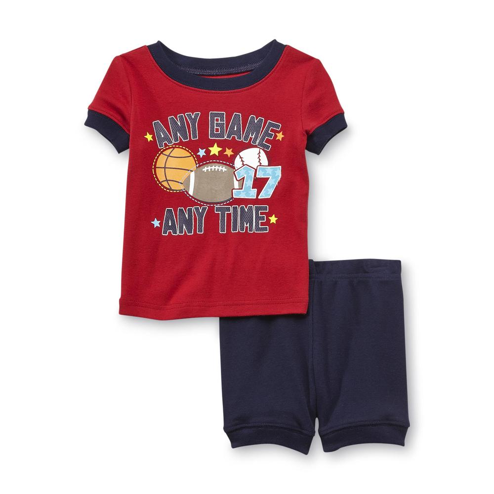 Joe Boxer Infant & Toddler Boy's 4-Piece Short-Sleeve Pajama Tops & Shorts Set - Sports