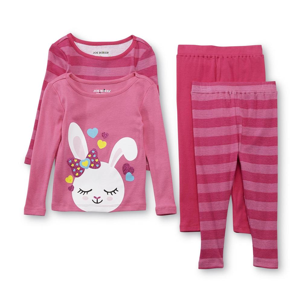 Joe Boxer Infant & Toddler Girl's 2-Pairs Pajamas - Sleepy Bunny