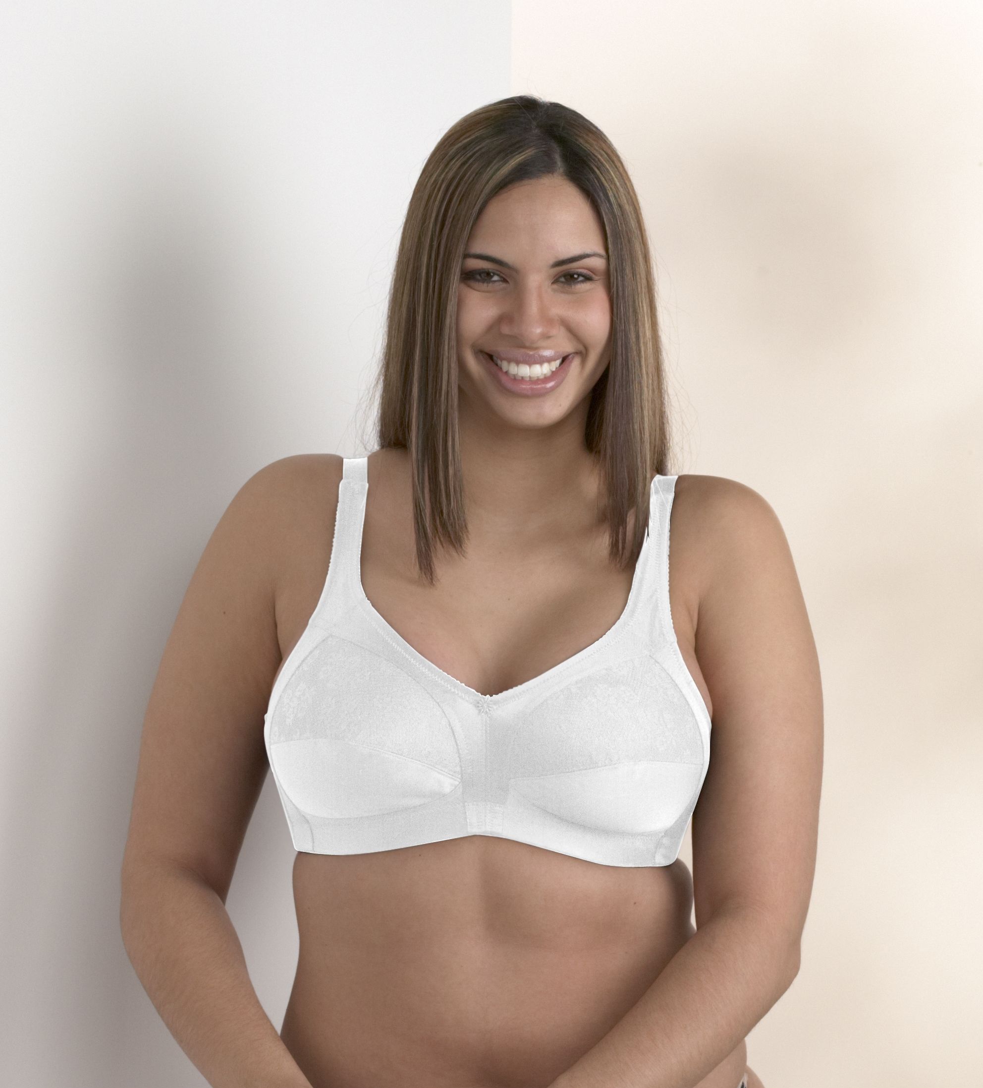 Fundamentals Satin and Lace Comfort and Support Soft Cup