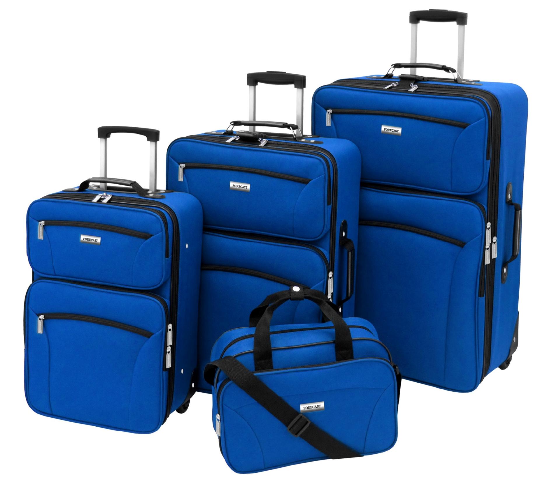Forecast Barbados 4 Piece Set Luggage - Blue