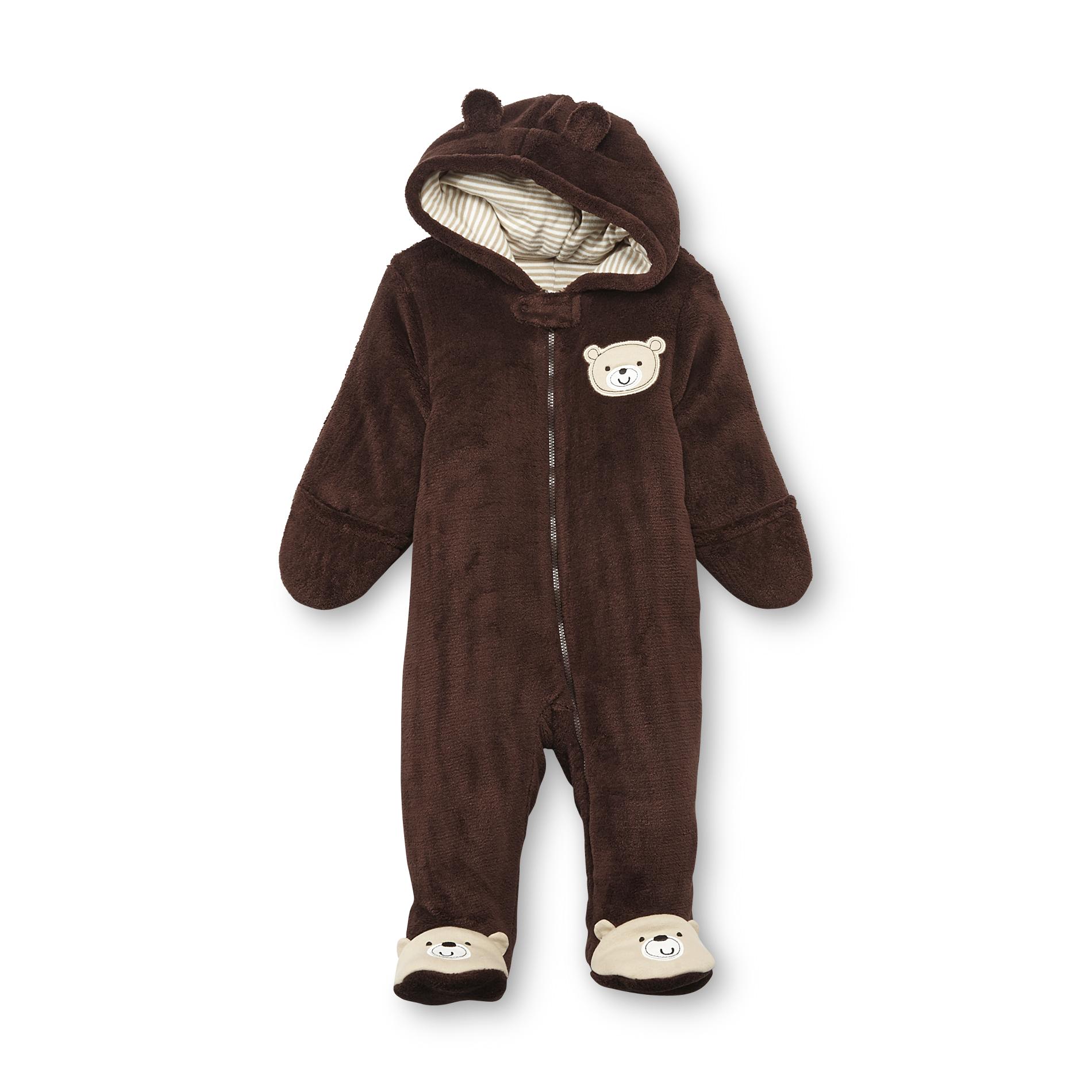 Small Wonders Newborn & Infant Boy's Fleece Sleeper Costume - Bear