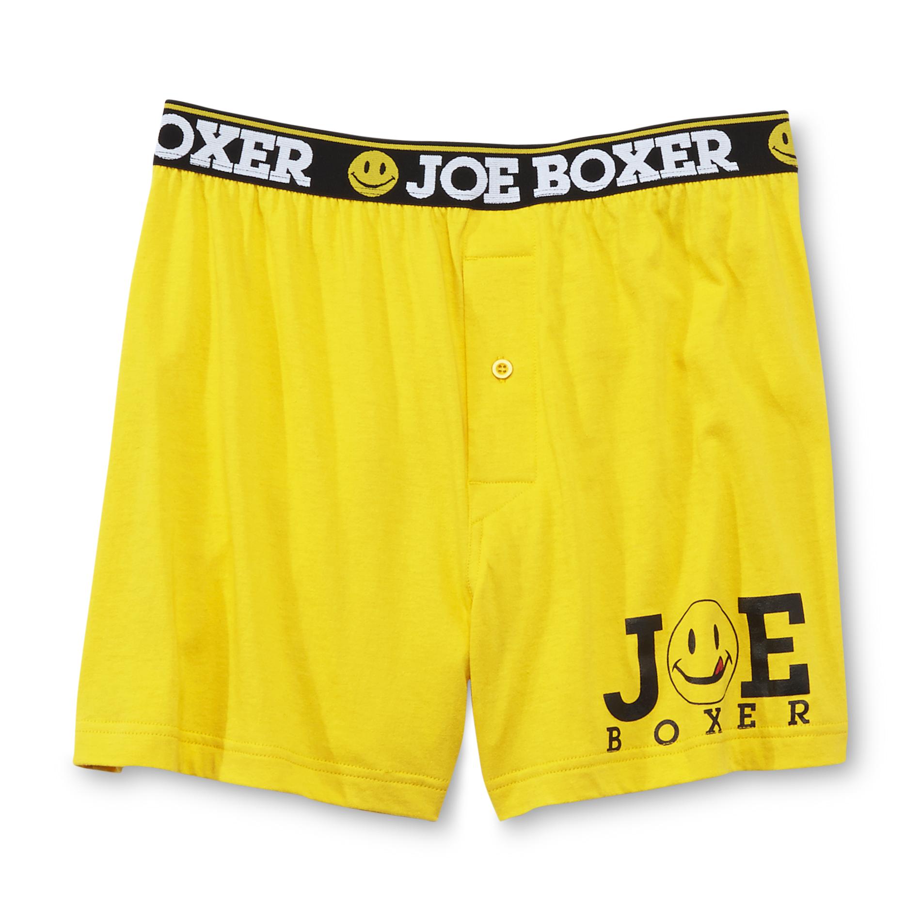 Joe Boxer Men's Logo Licky Boxer Shorts