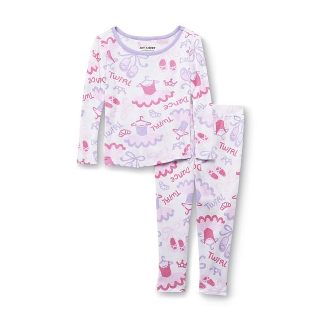 Joe Boxer Infant & Toddler Girl's 2Pairs Pajamas Dancing Queen