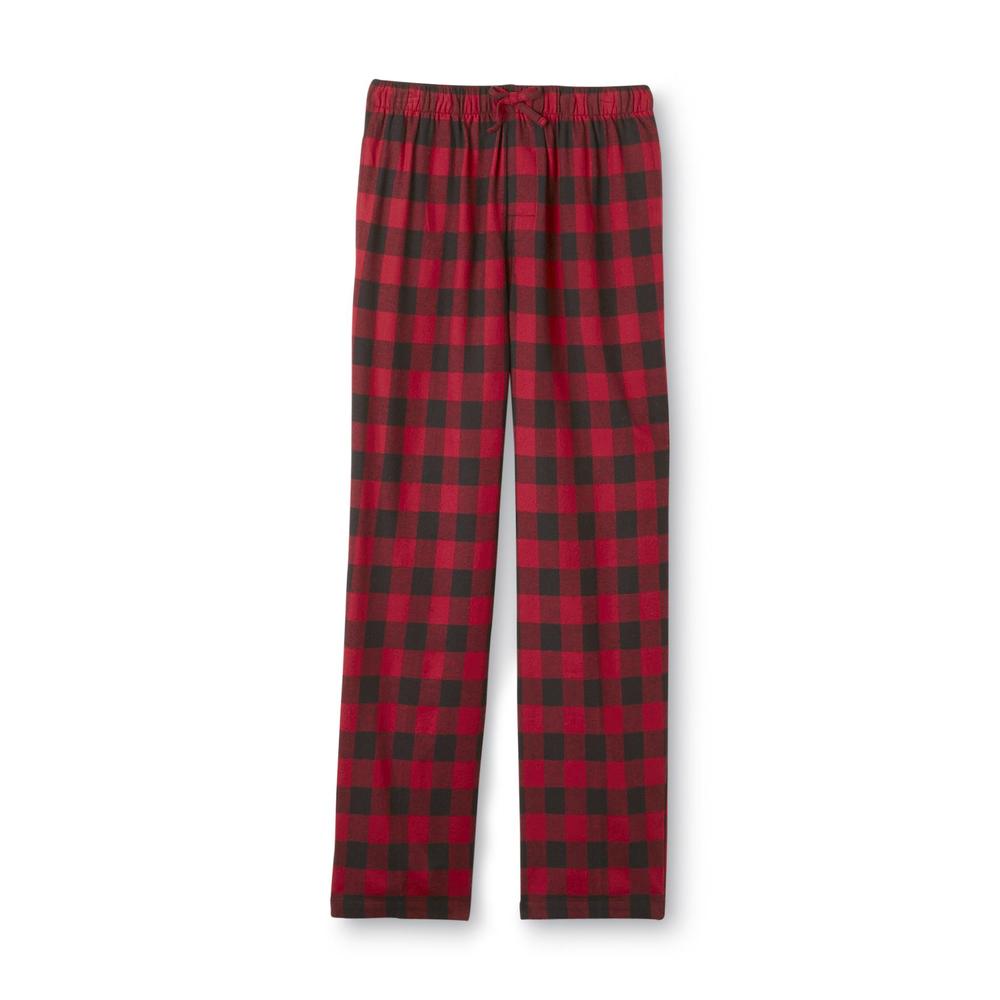 Joe Boxer Men's Big & Tall Flannel Pajama Pants - Buffalo Check Plaid