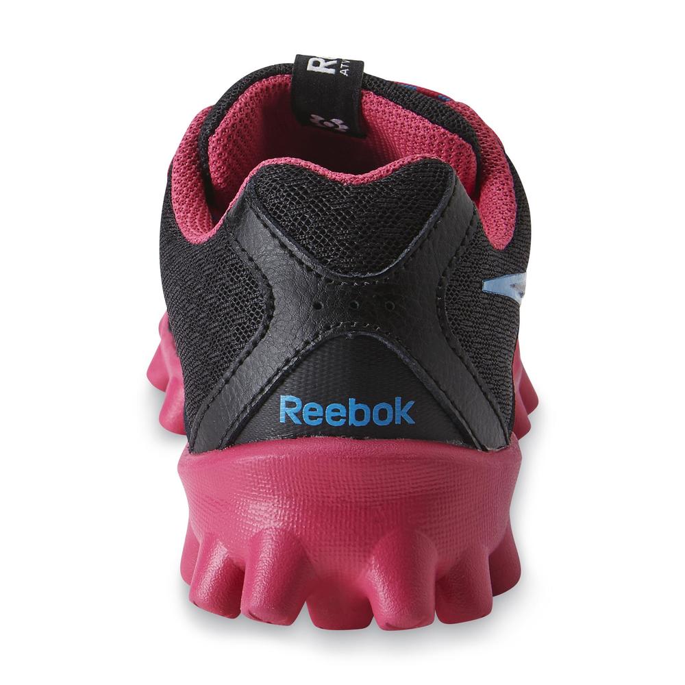 Reebok Girl's Explore 67 Black/Pink Running Shoe