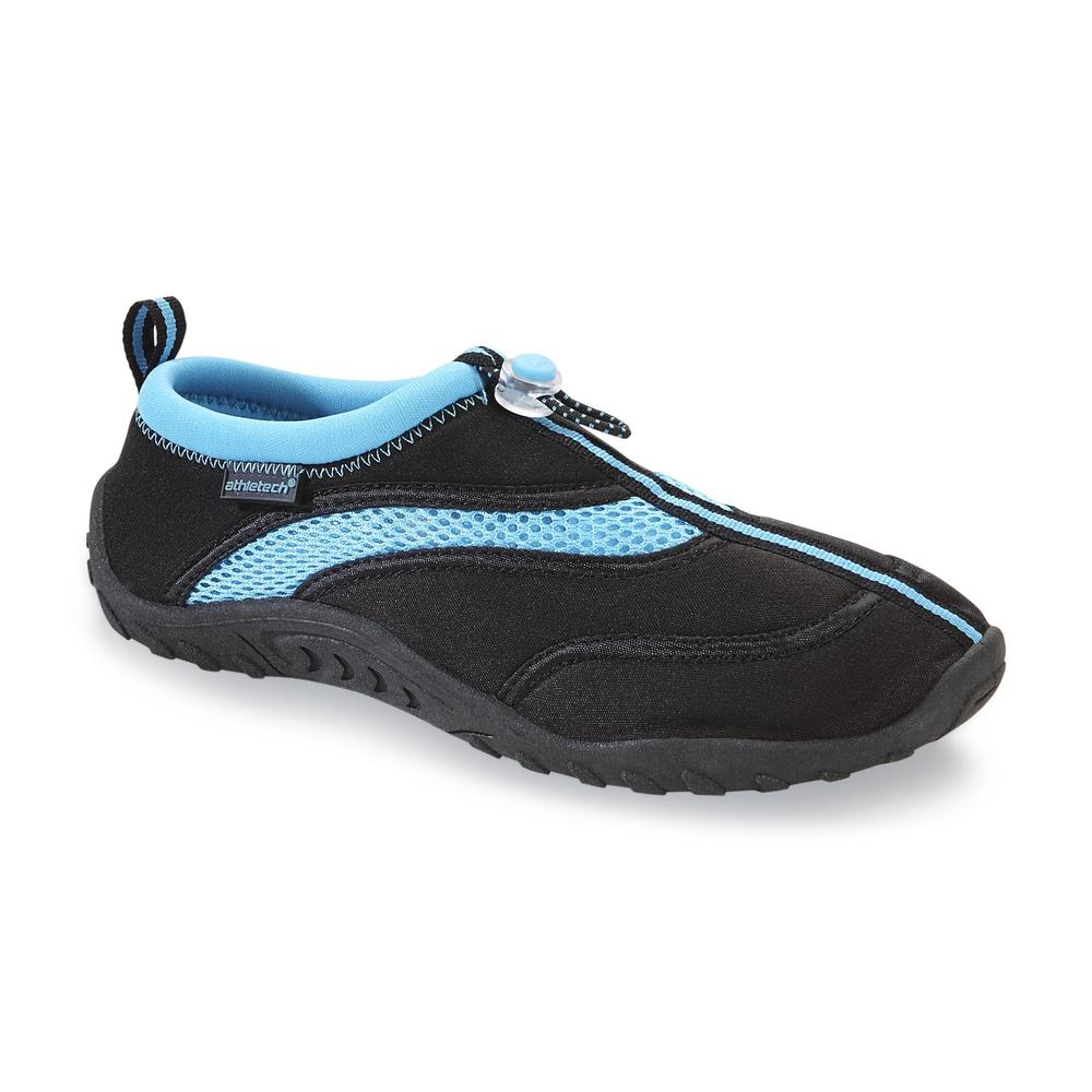 Athletech Women's Maritime Black/Turquoise Water Shoe