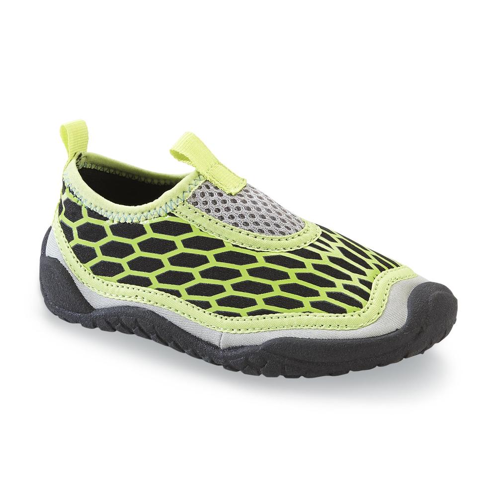 Athletech Toddler Boy's Ari Neon Green/Grey Water Shoe