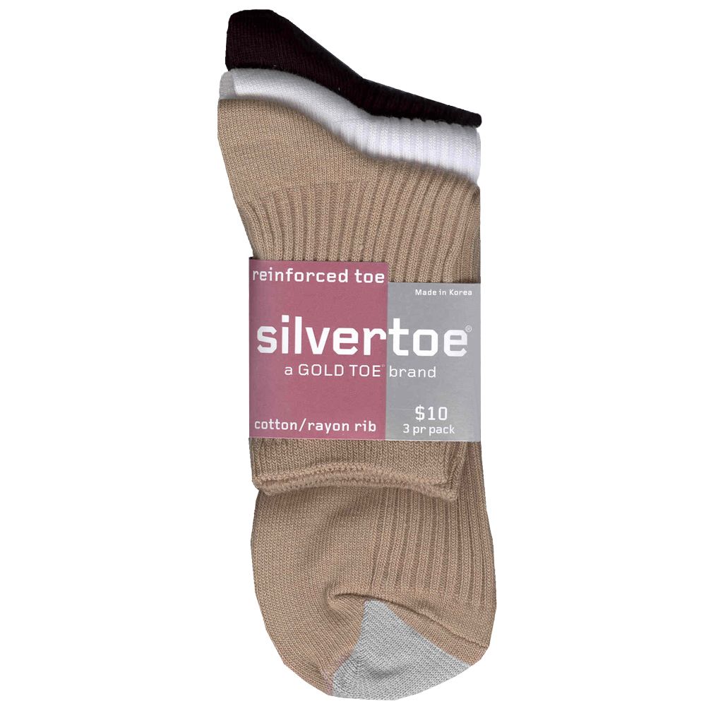 Silvertoe Weekender Rib Socks
