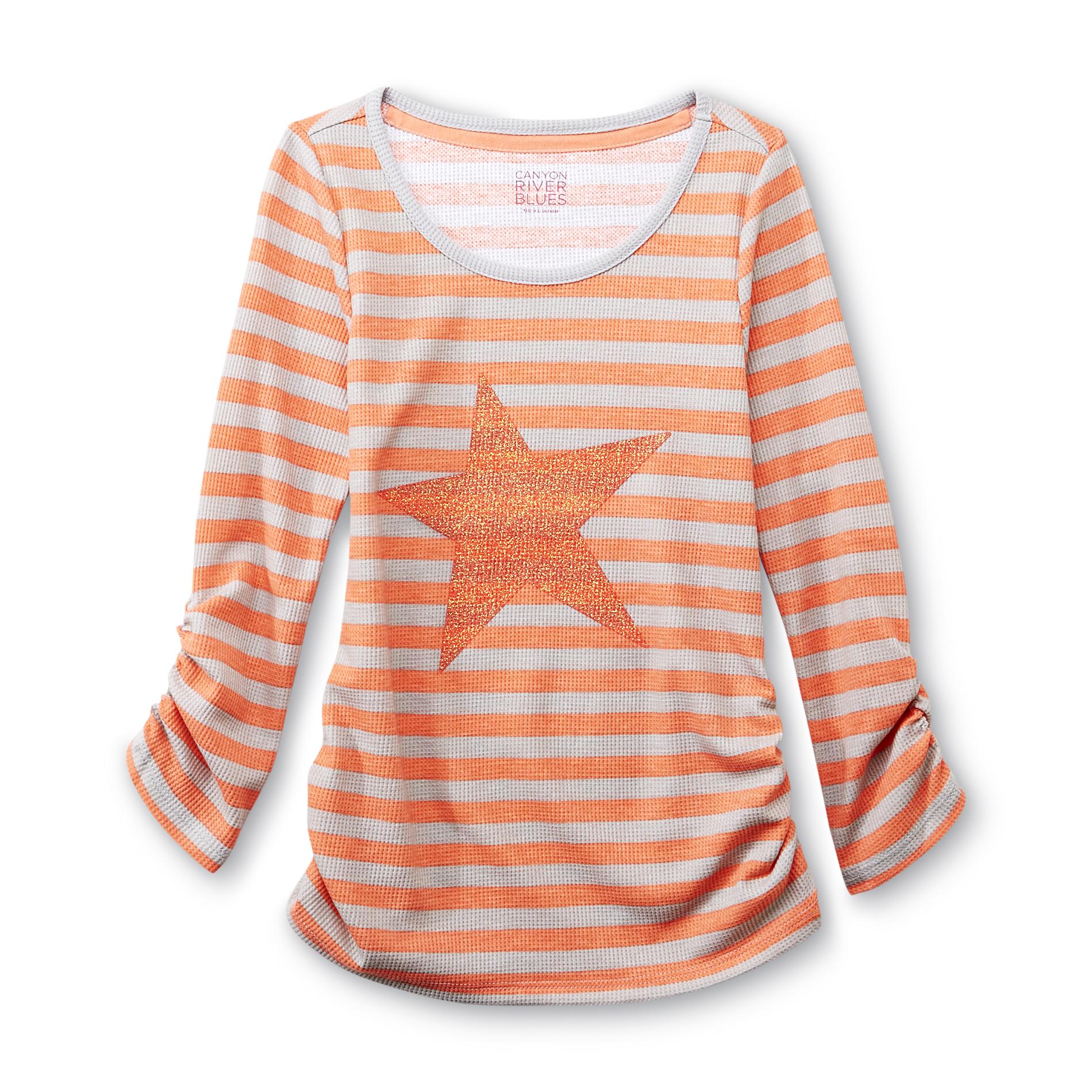 Canyon River Blues Girl's Thermal Top - Star