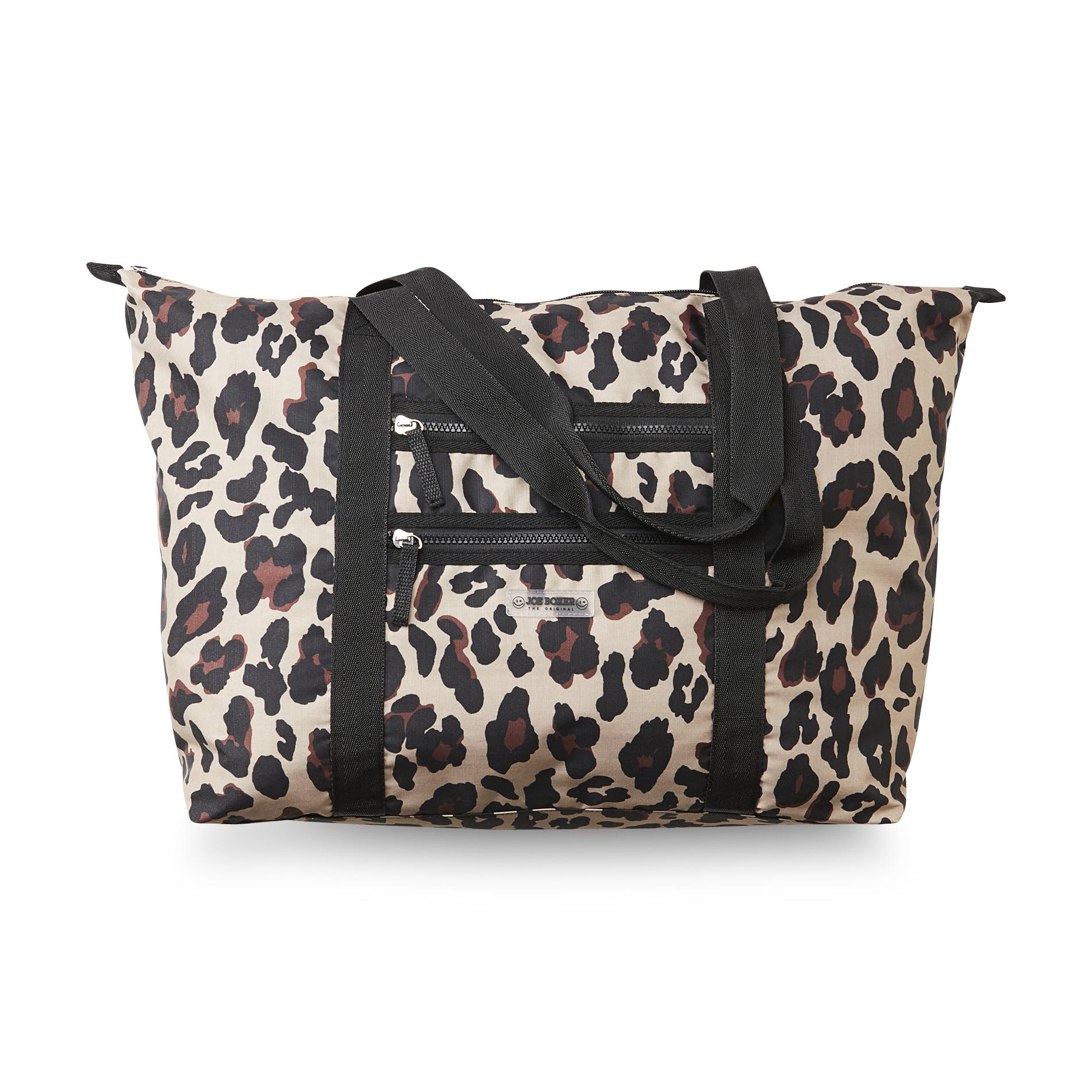 Joe Boxer Junior's Capri Overnighter Bag - Leopard Print