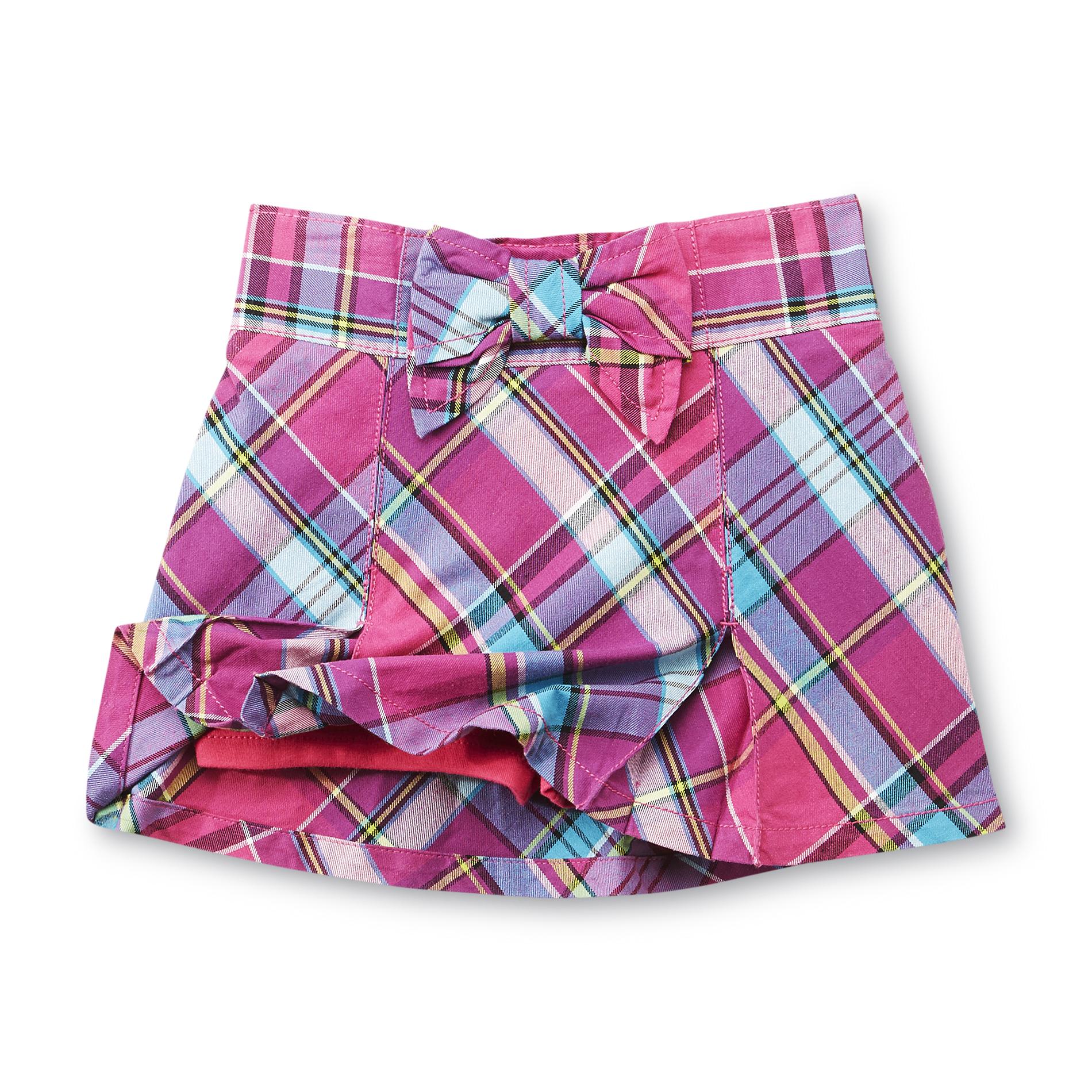 Toughskins Infant & Toddler Girl's Pleated Scooter Skirt - Plaid