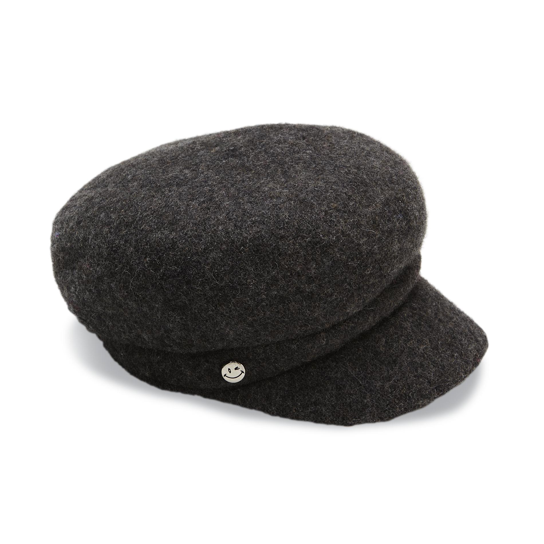 Joe Boxer Junior's Wool Blend Cabbie Hat