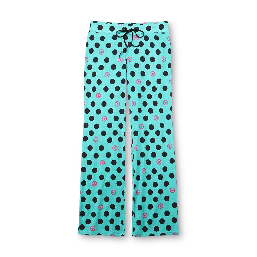 Joe Boxer Women's Pajama Top & Pants - Peace Polka Dot