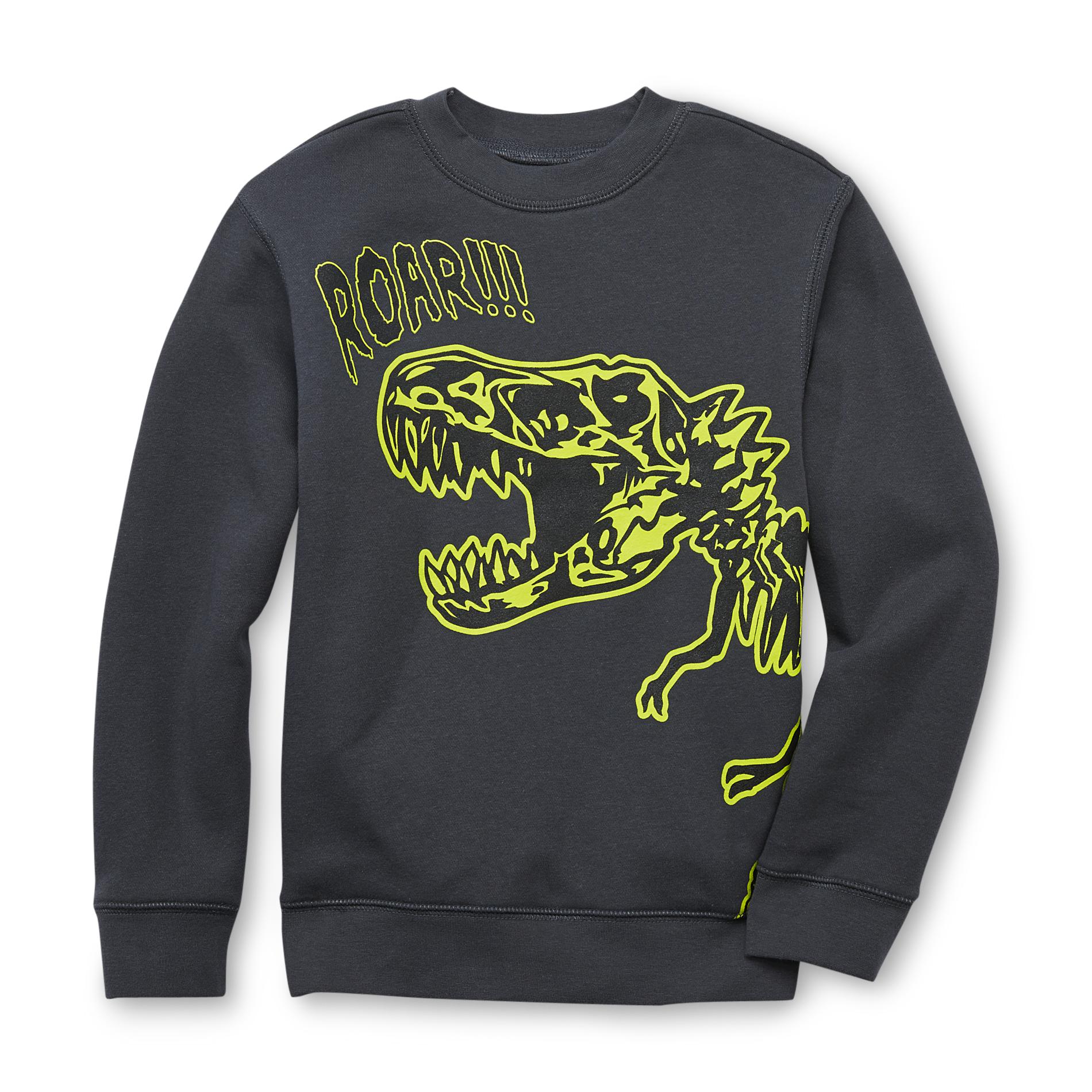 Joe Boxer Boy's Graphic Sweatshirt - Dinosaur