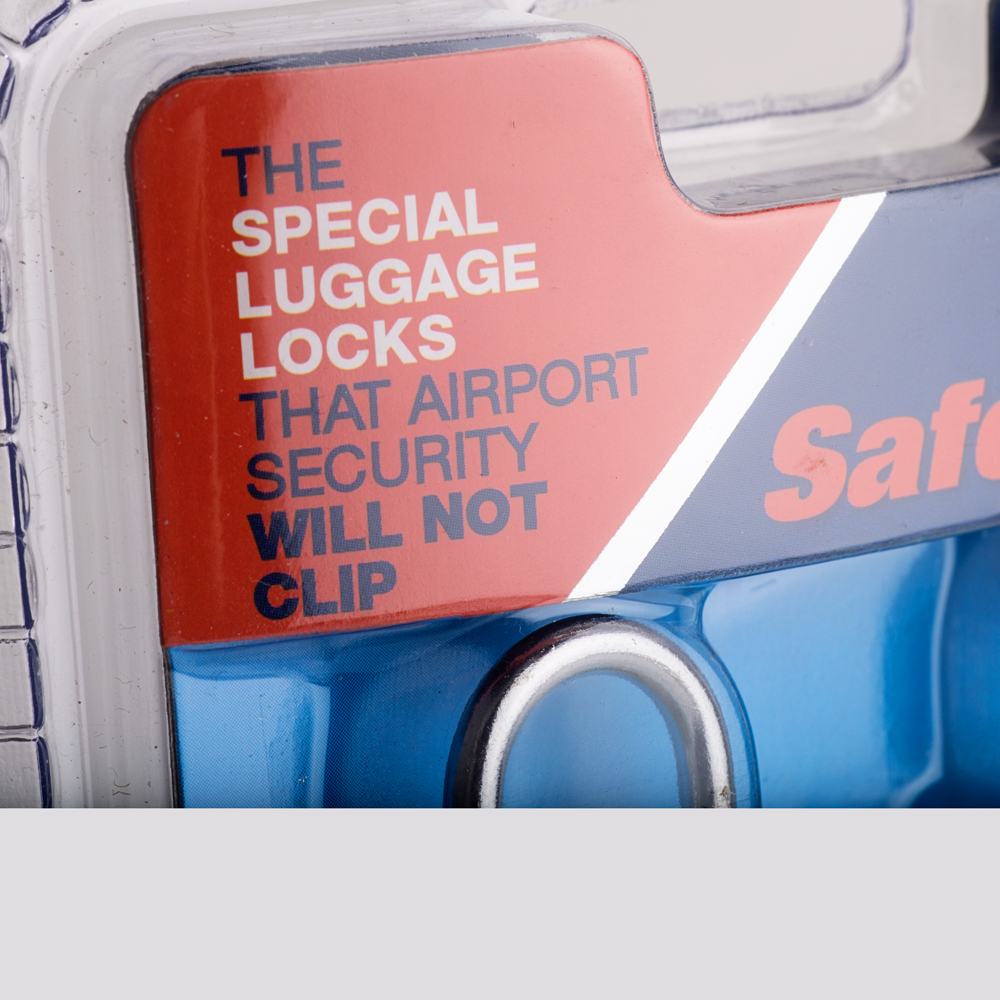 Safe Skies TSA luggage locks TSA-Approved padlocks - Double-set - Accepted for International Use