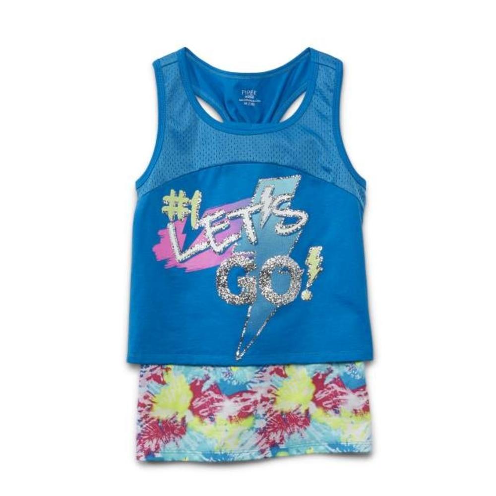 Piper Active Girl's Layered Top