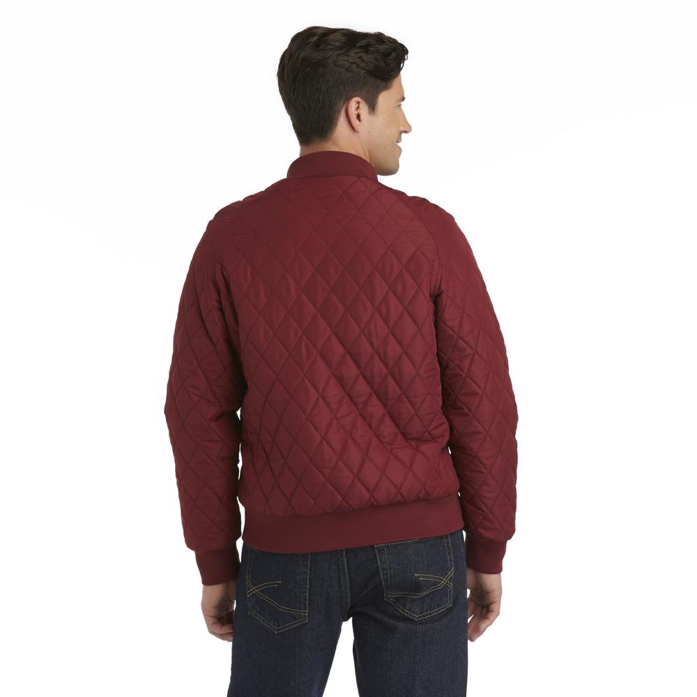 Structure Men's Quilted Bomber Jacket