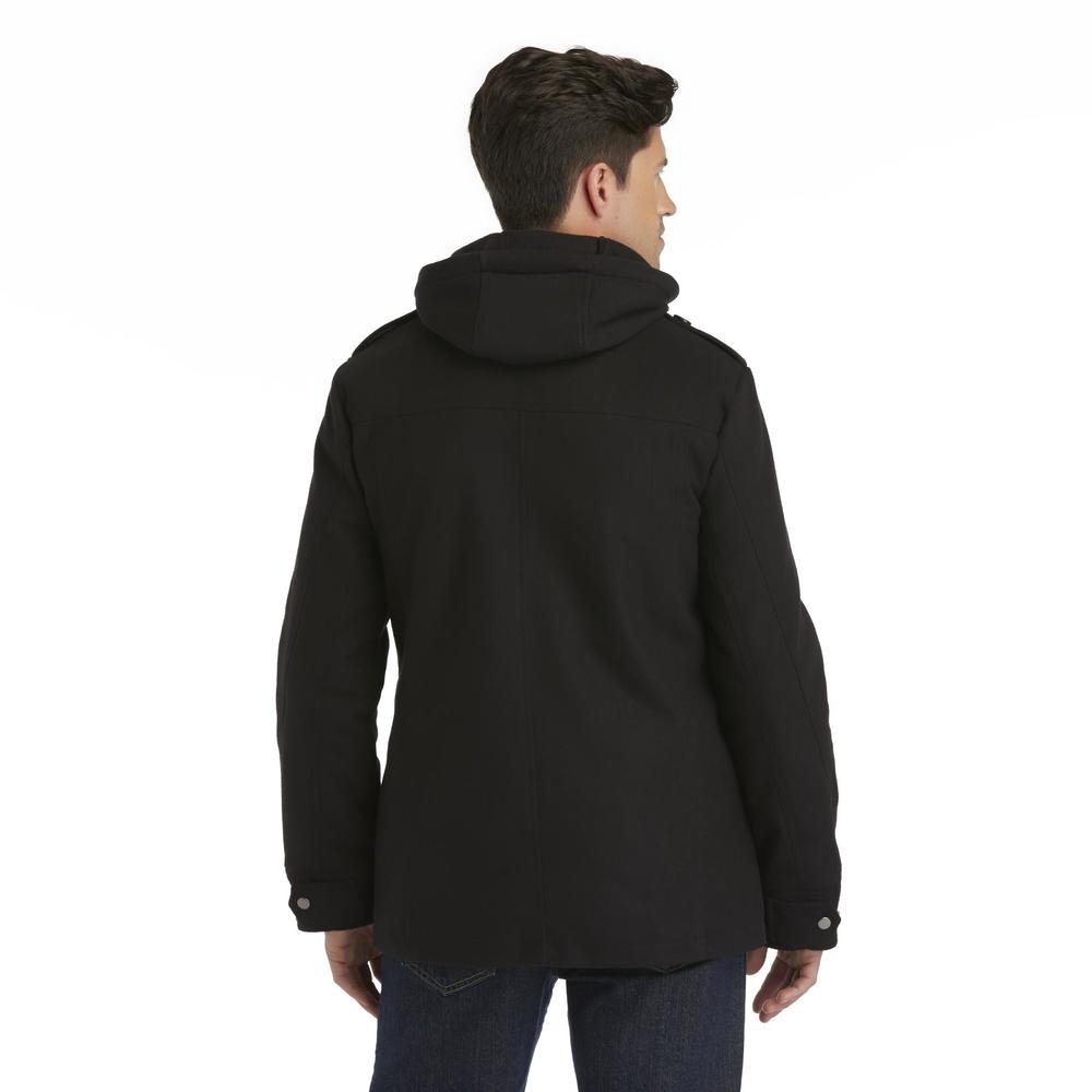 North Zone Men's Military-Inspired Hooded Jacket