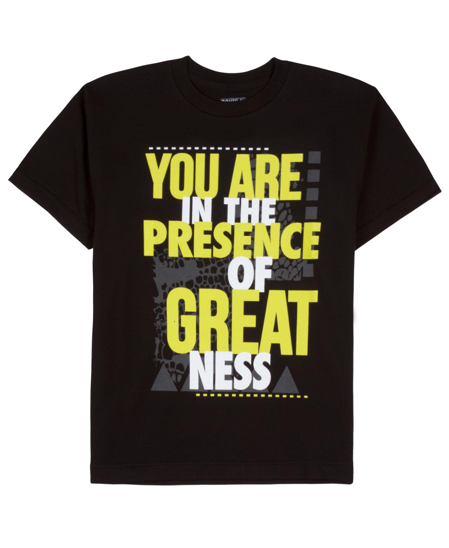 Route 66 Boy's Graphic T-Shirt - "Presence of Greatness"