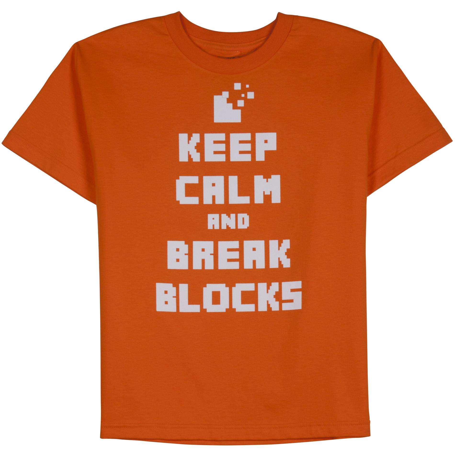 Route 66 Boy's Graphic T-Shirt - Keep Calm and Break Blocks