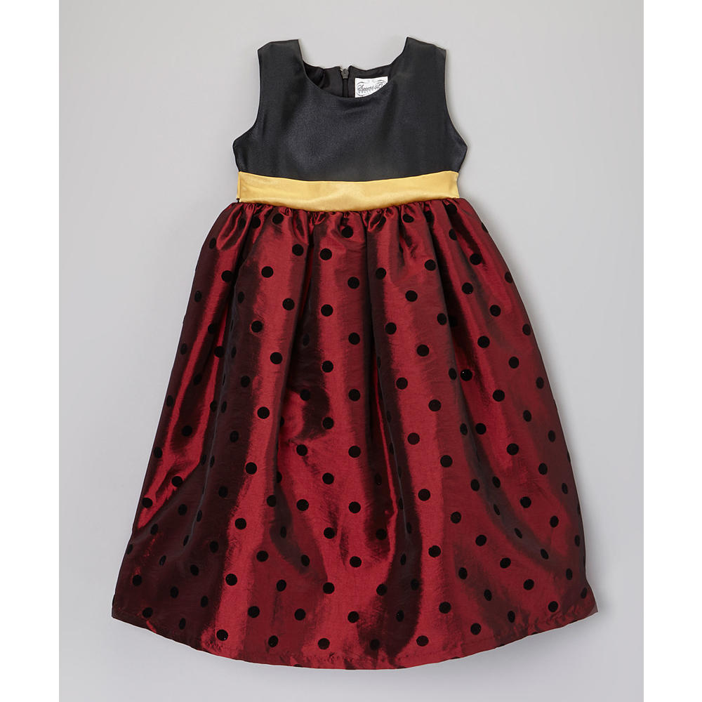 Sweetie Pie Collection Girls Polka Dot Special Occasion and Party Dress