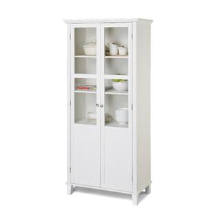 White Glass Door Pantry Home Storage Organization Closet