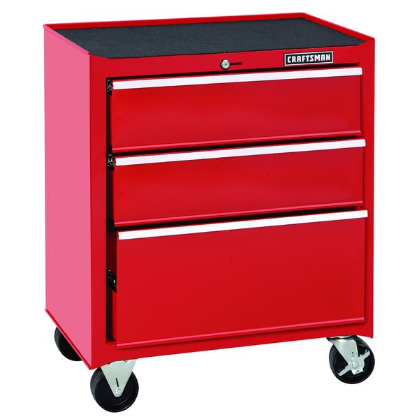 Craftsman 112402 26 In Wide 3 Drawer Standard Duty Ball Bearing