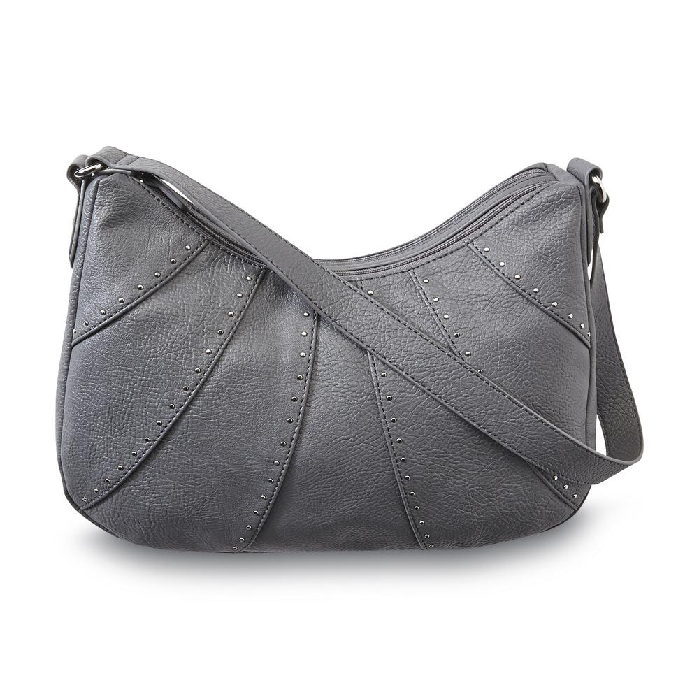 Attention Women's Roundabout Studded Hobo Bag
