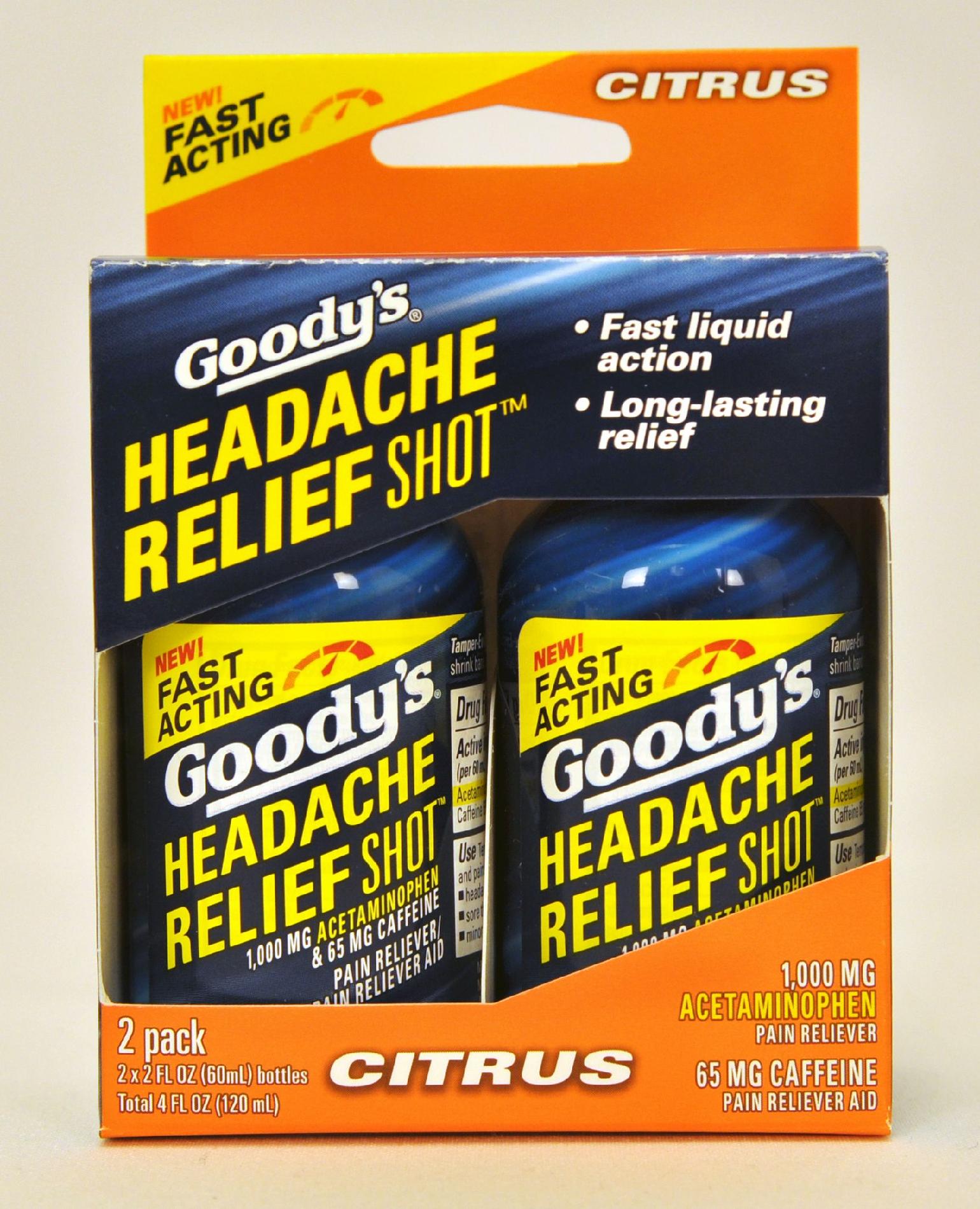 Goody's Headache Shot Citrus, 4 oz (120 ml)