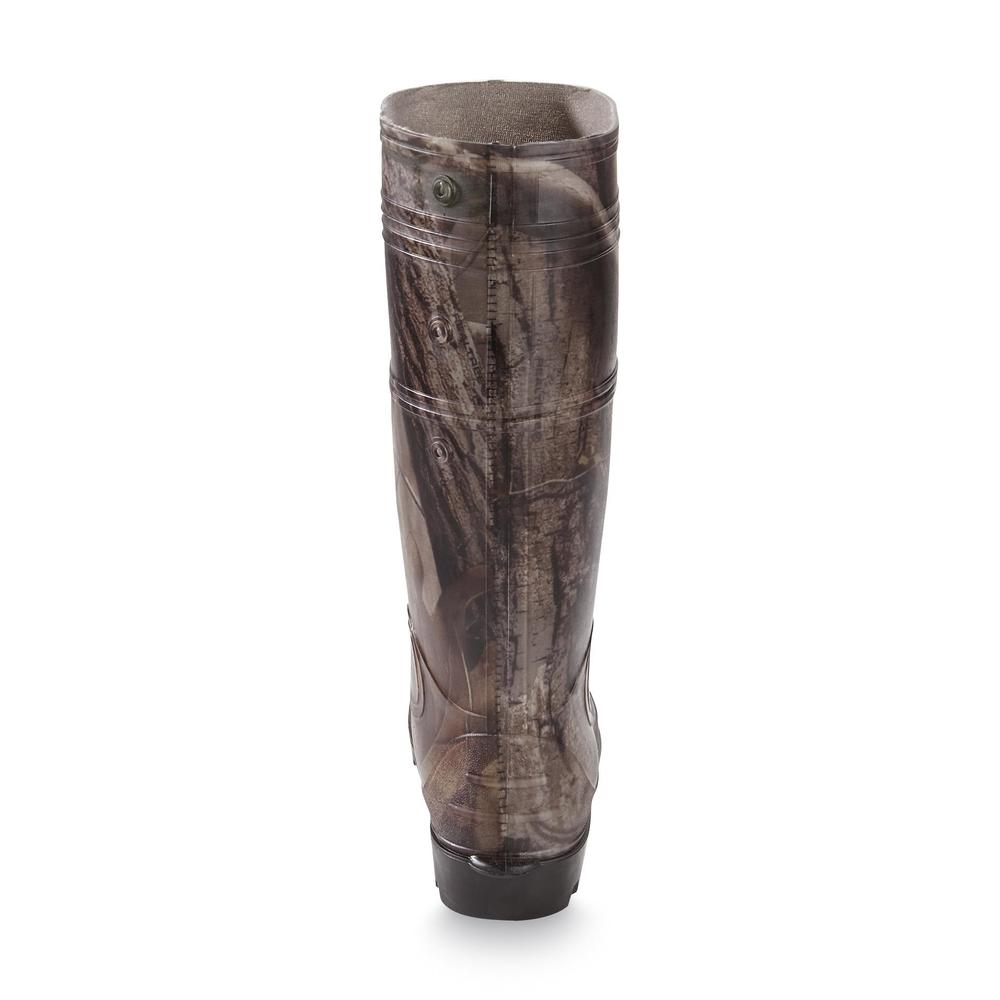 Texas Steer Men's Monster 12" Camouflage Waterproof Rain Boot