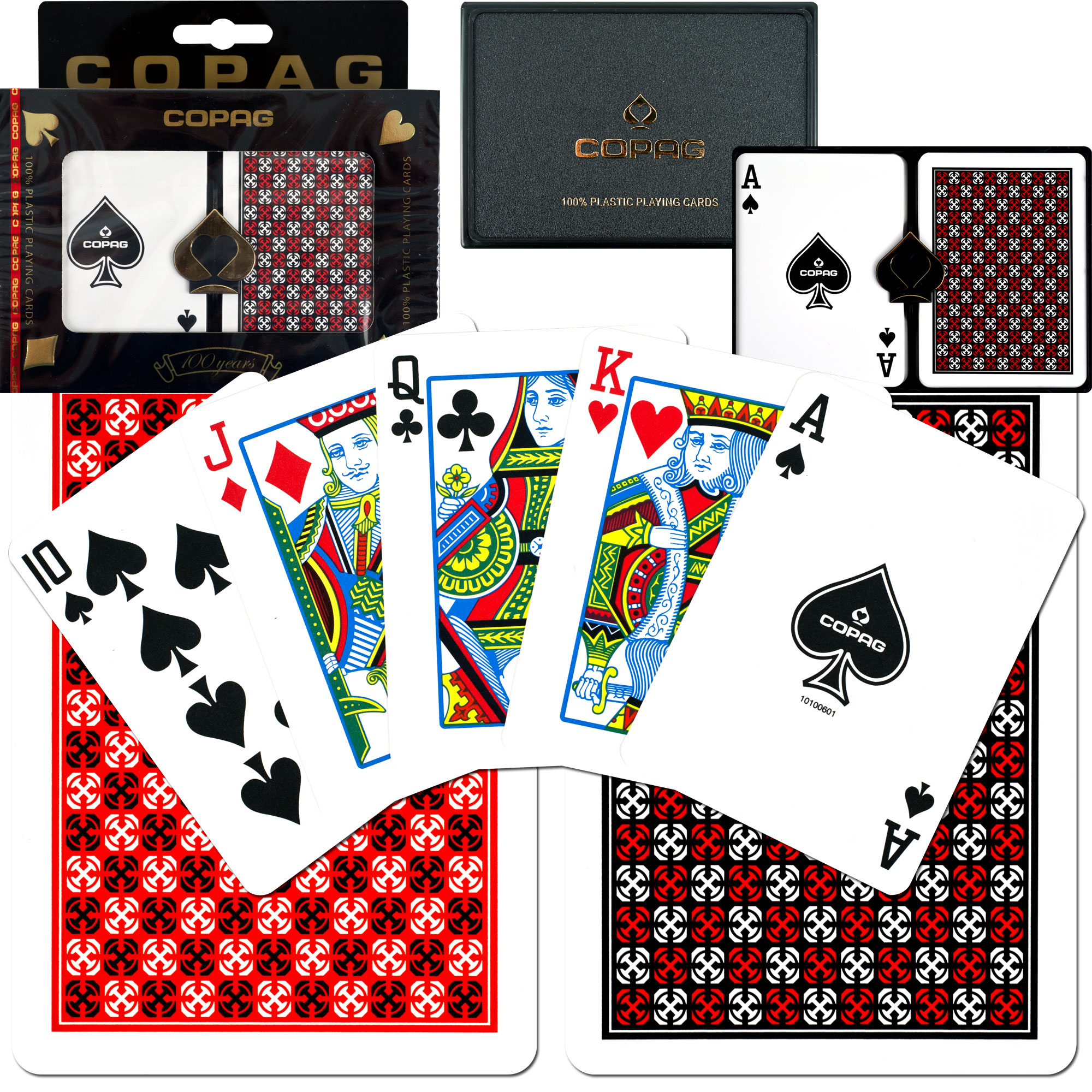 Trademark Copag Poker Size REGULAR Index - Master Design Setup