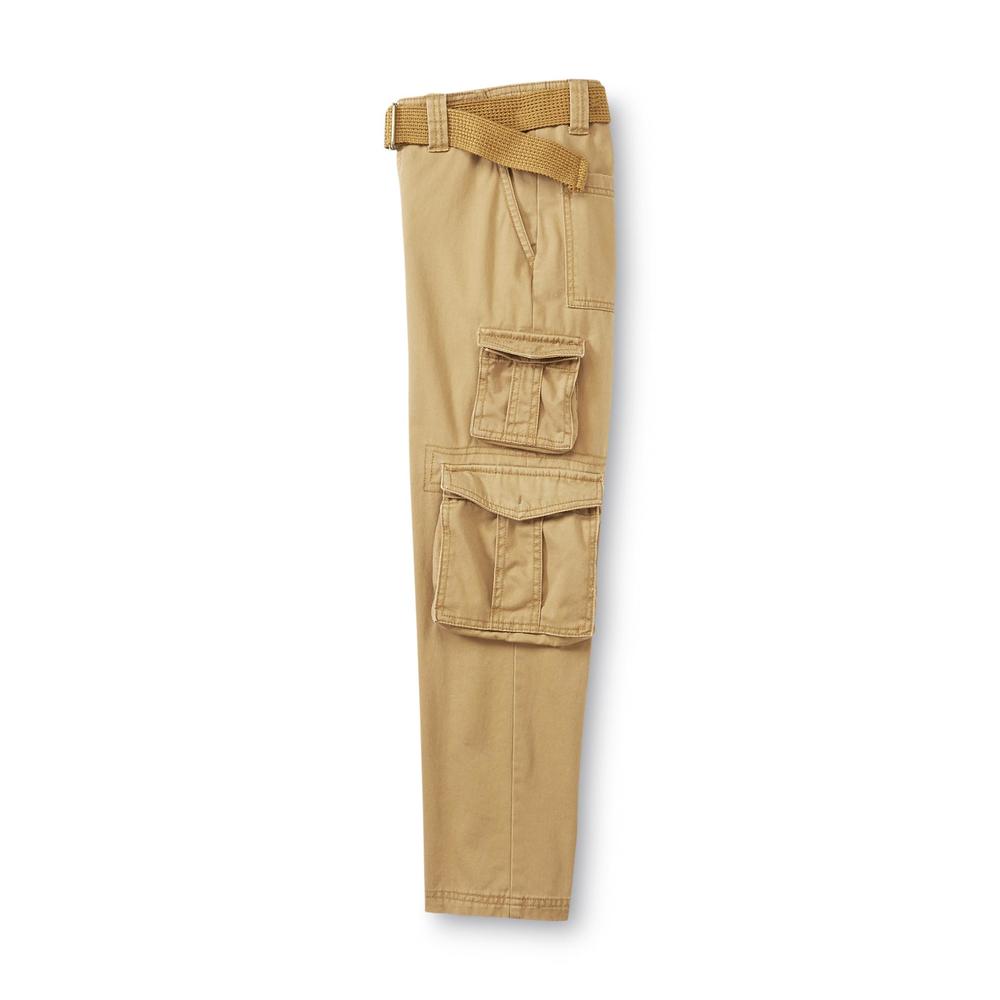 Route 66 Boy's Cargo Pants & Canvas Belt