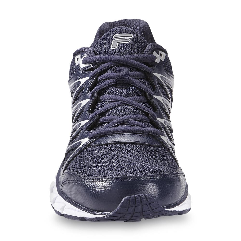 Fila Men's Excellarun Voltage Running Athletic Shoe - Navy/Silver