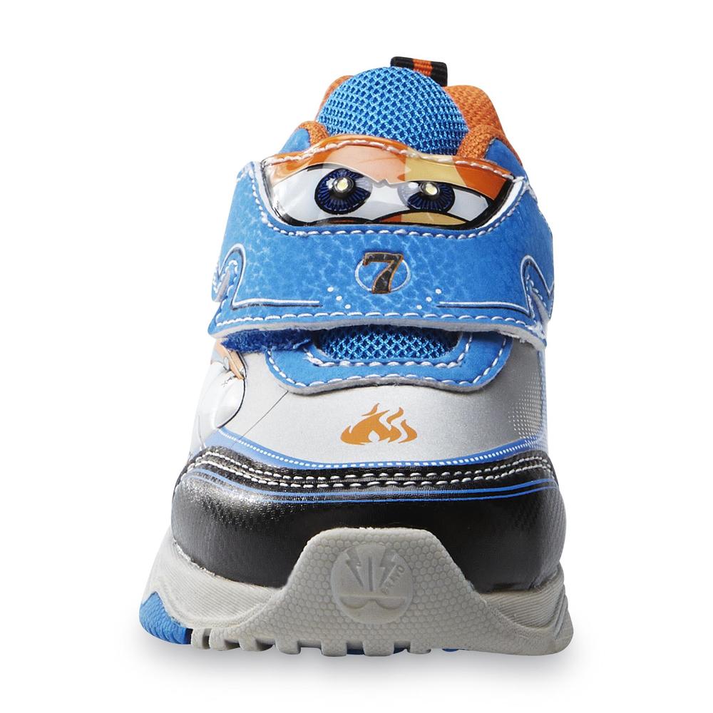 Disney Planes Toddler/Youth Boy's Blue/Orange/Silver/Black Light-Up Sneaker