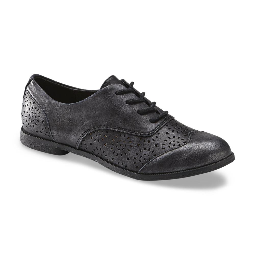 Bongo Women's Cadence Black Oxford Shoe