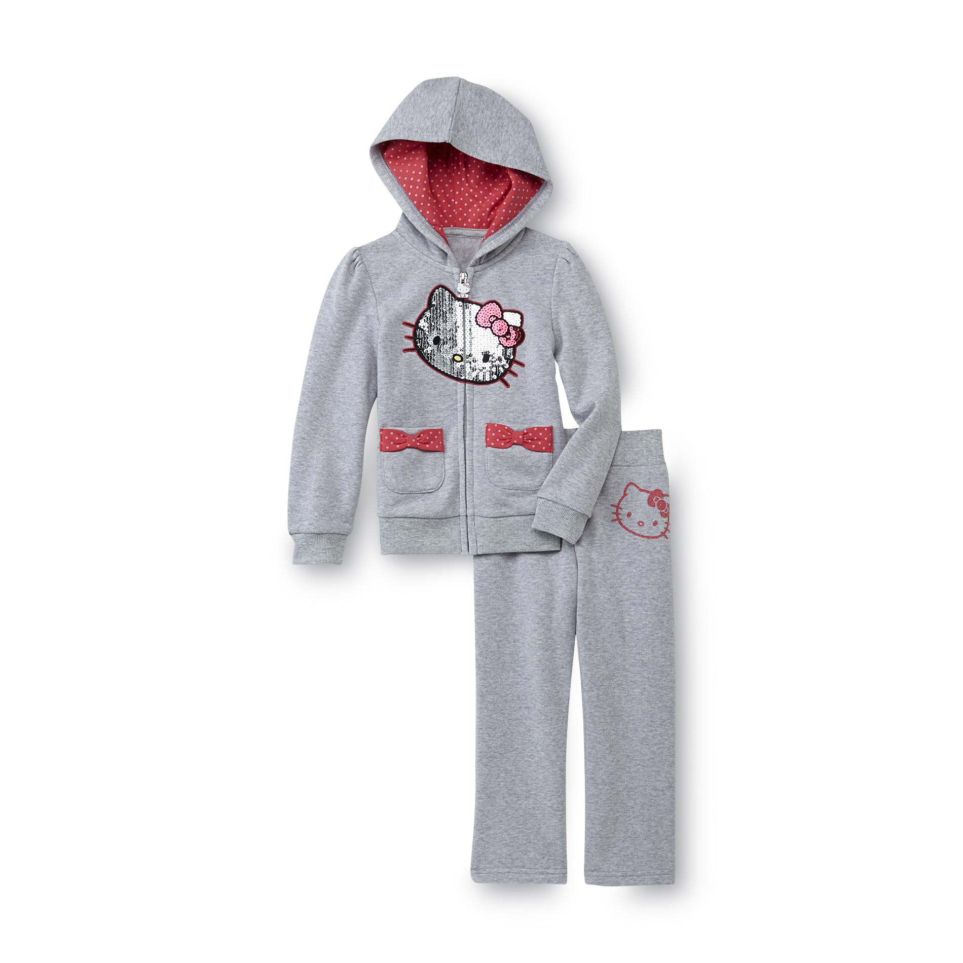 Hello Kitty Infant & Toddler Girl's Hoodie Jacket & Sweatpants